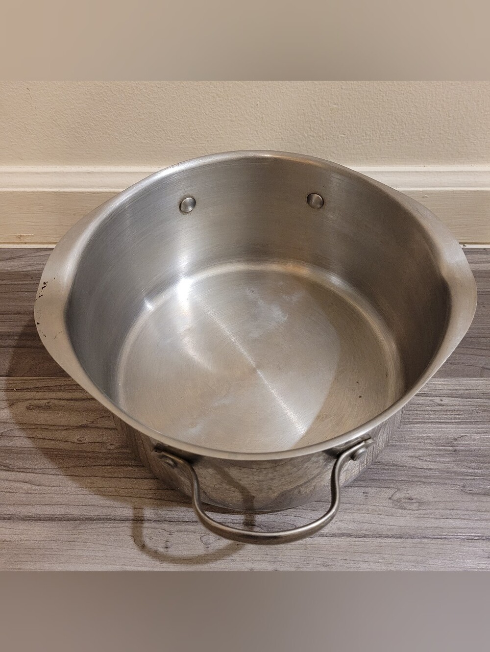 Wearever Stainless Steel Multi-Purpose Stock Pot 5.5qt Double Pour Spout Handle